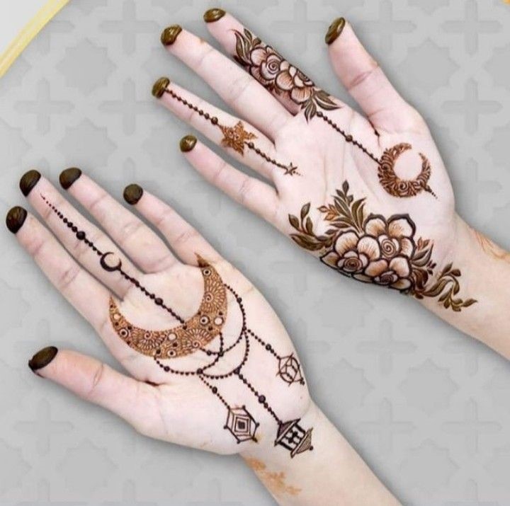 صور نقش حناء خليجي اماراتي