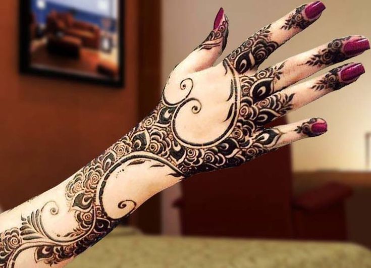 صور نقش حناء خليجي اماراتي